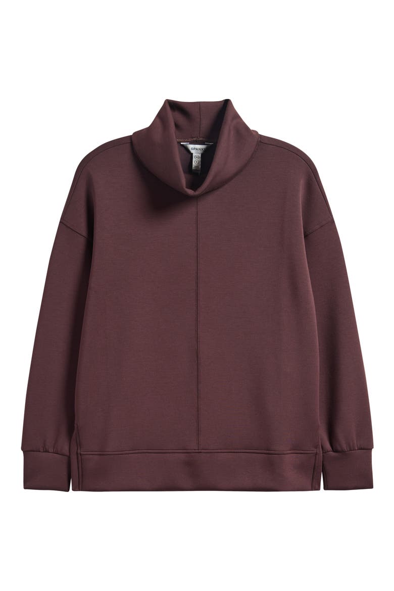 Air Essentials Tunic Sweatshirt, Alternate, color, TRUFFLE BROWN