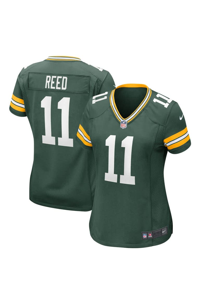 Women's Nike Jayden Reed  Green Green Bay Packers  Game Jersey, Alternate, color, Green