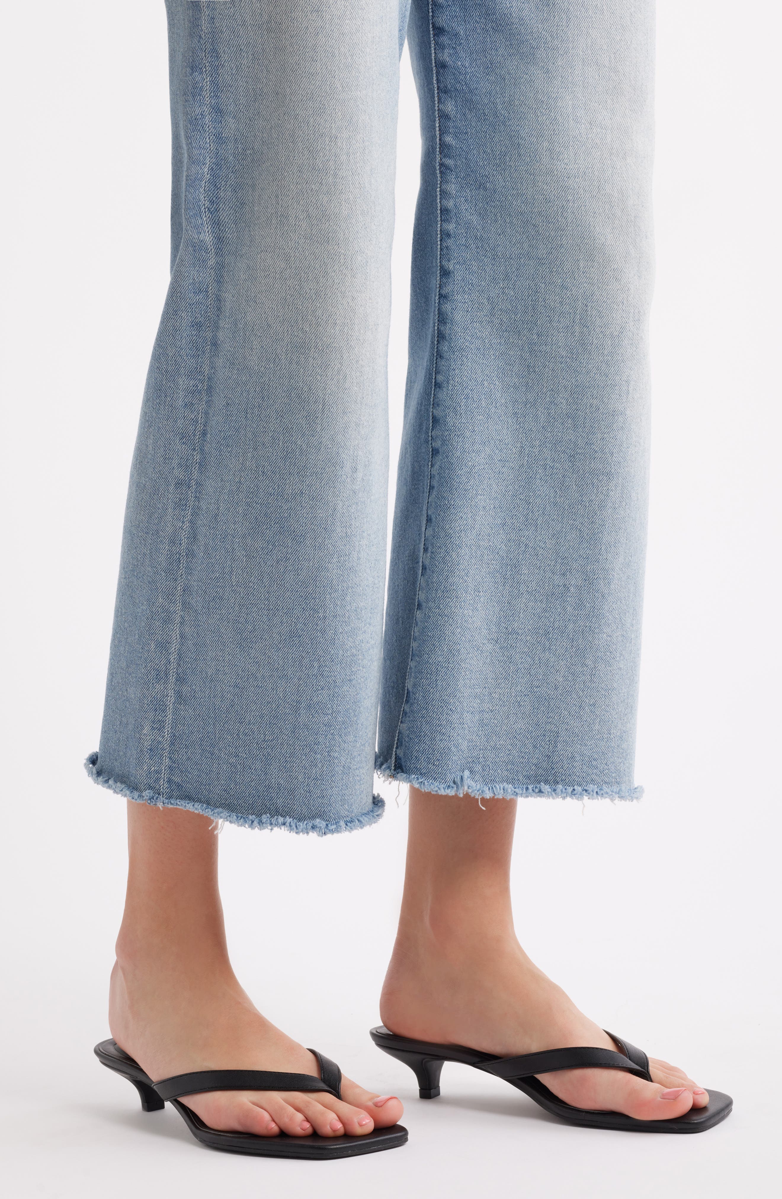 Open Edit Tori Kitten Heel Sandal, Alternate, color, Black