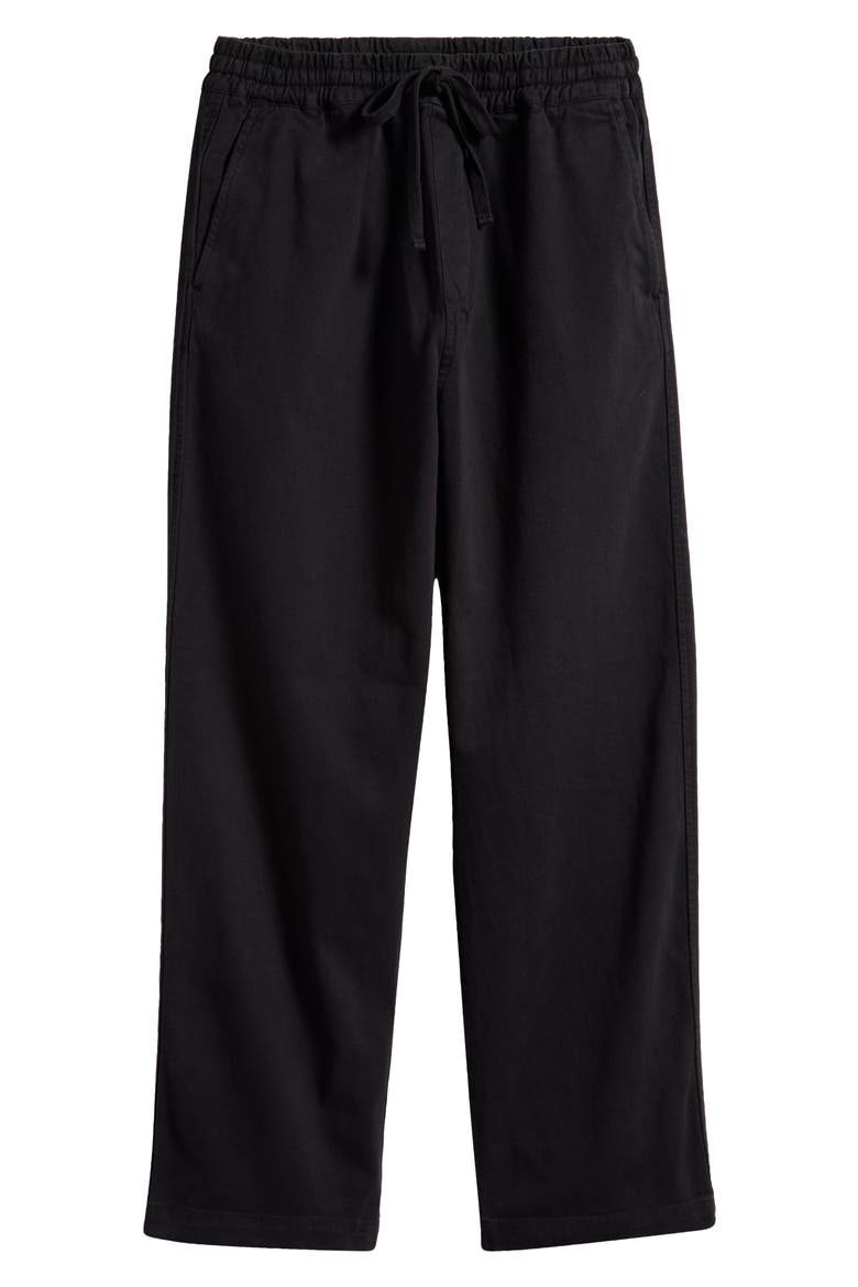 Floyde Tie Waist Pants, Alternate, color, BLACK GARMENT DYED