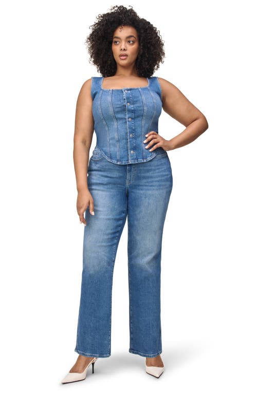 WARP & WEFT WARP+WEFT SAT '90S HIGH WAIST RELAXED STRAIGHT LEG JEANS