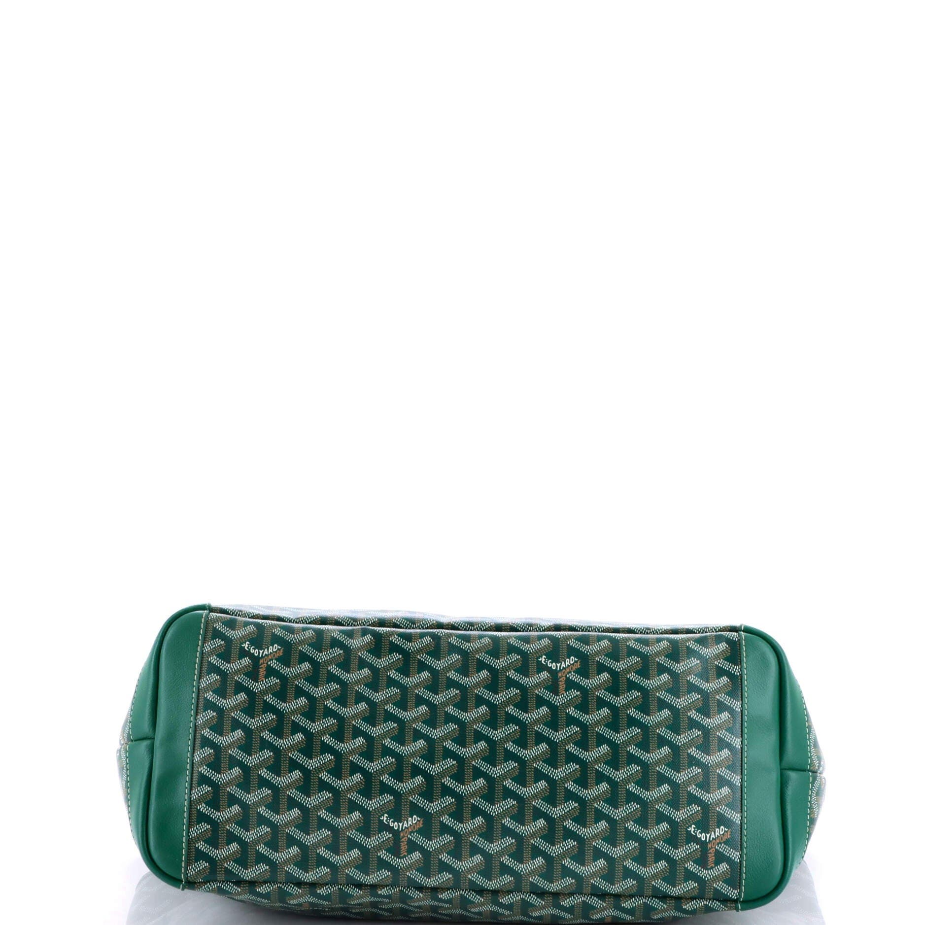 Pre-Owned Goyard Artois Tote Coated Canvas MM, Alternate, color, Green