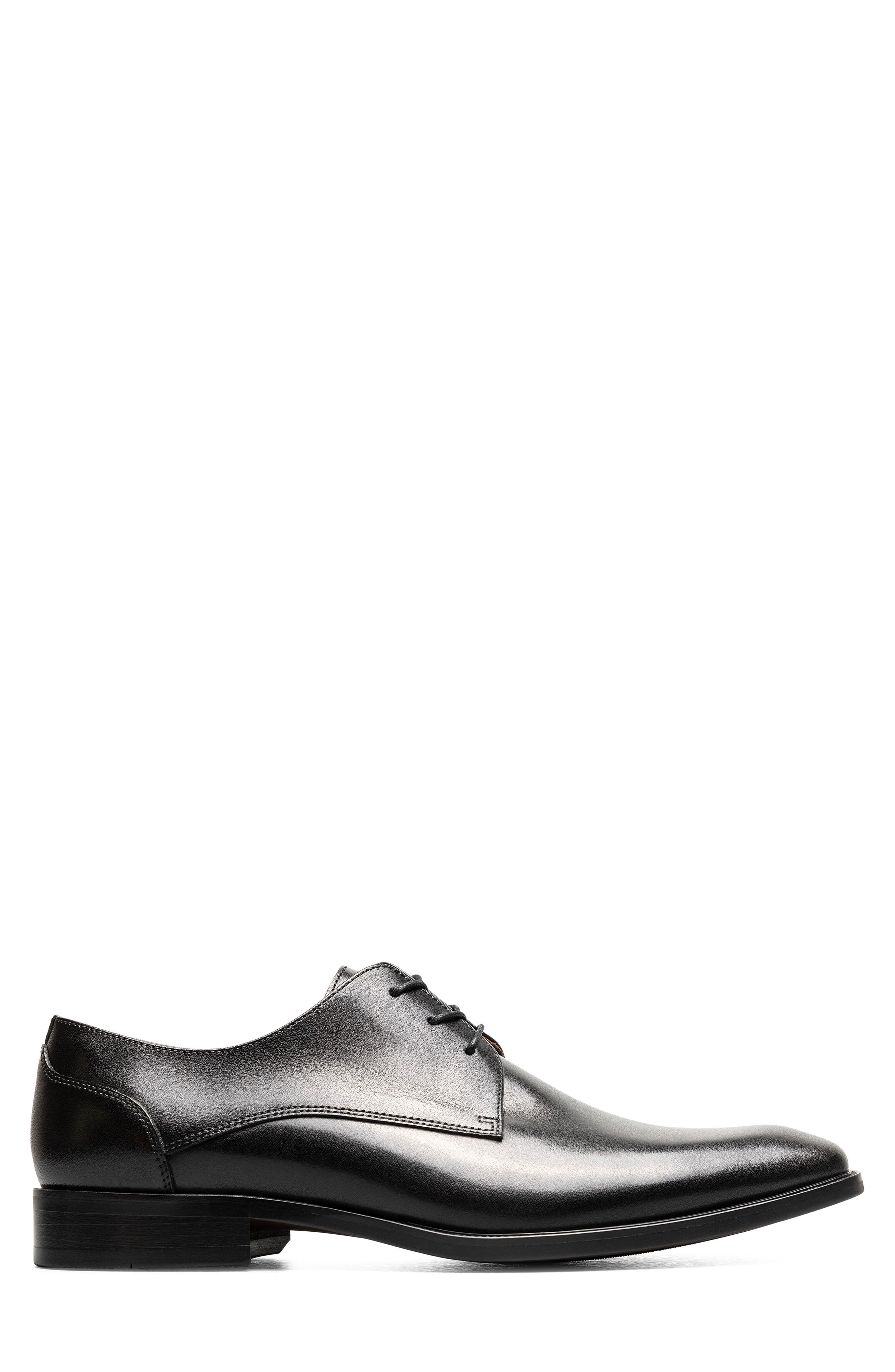 Sorrello Lux Plain Toe Oxford, Alternate, color, BLACK