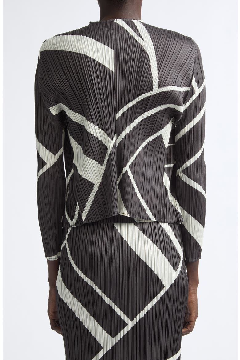 Fold Line Open Cardigan, Alternate, color, CHARCOAL