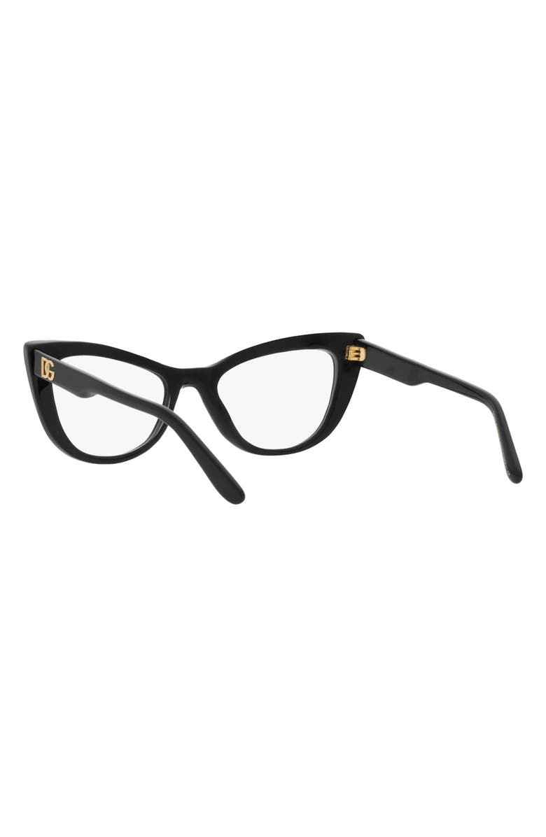 Dolce&Gabbana 54mm Cat Eye Optical Glasses, Alternate, color, 