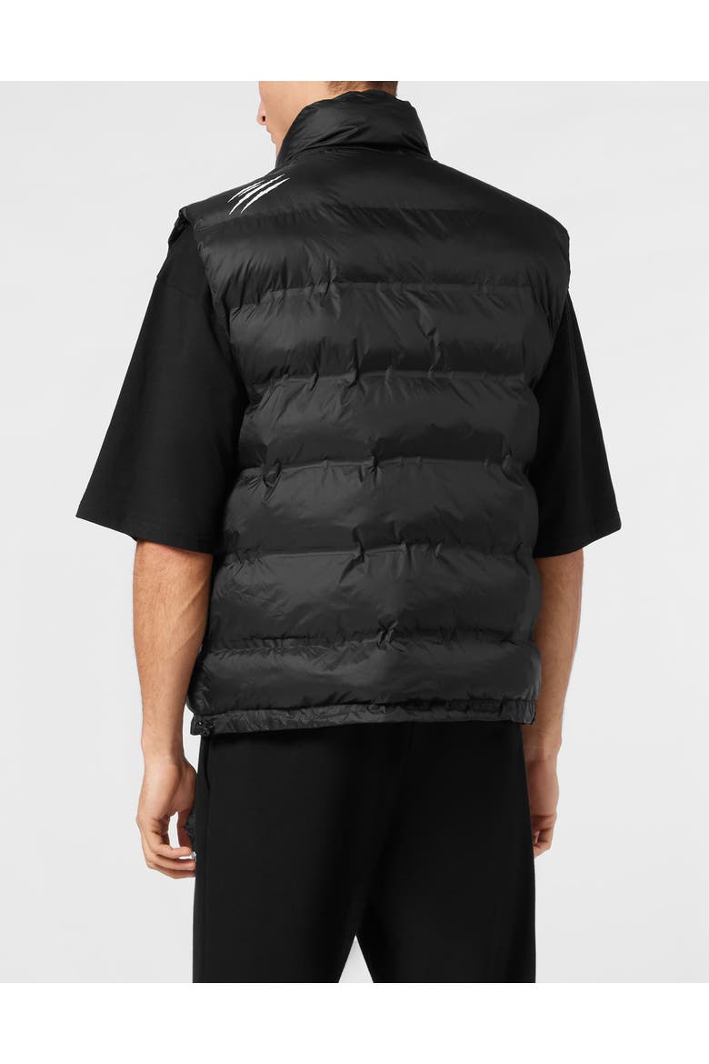 Reversible Lightweight Padded Vest Scratch Men, Alternate, color, black