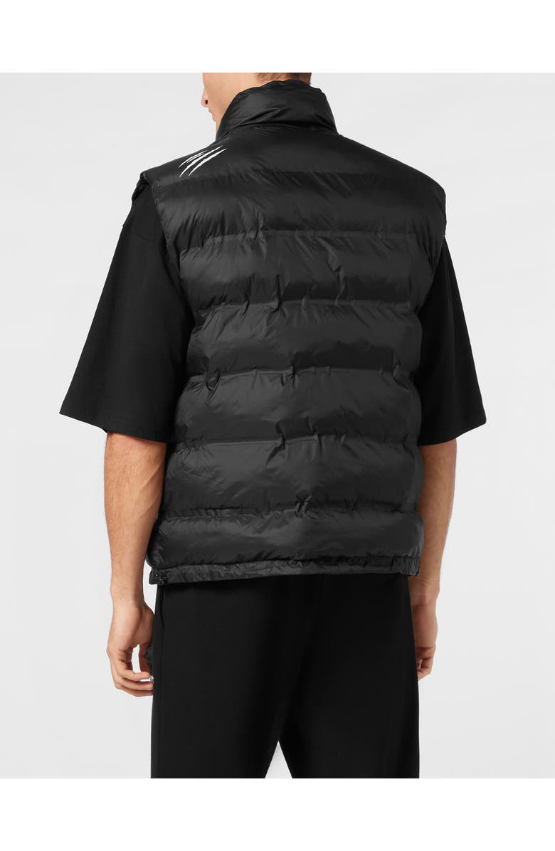 PLEIN SPORT Lightweight Padded Vest Scratch Men, Alternate, color, Black