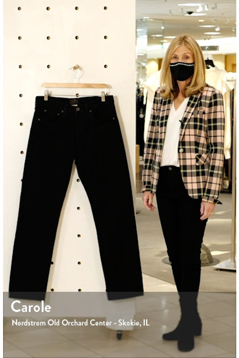 Rail Splitter Straight Leg Jeans video