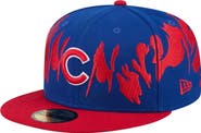 New Era Men's New Era Royal/Red Chicago Cubs Retro Pattern 59FIFTY Fitted Hat