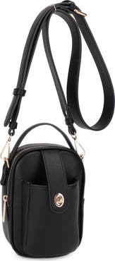 Mali + Lili Parker Faux Leather Crossbody