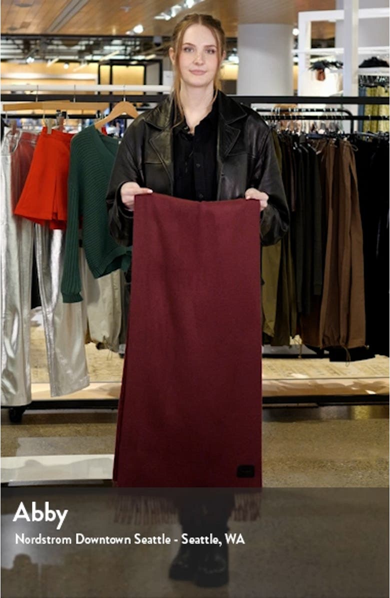 Double Face Cashmere Scarf, sales video thumbnail