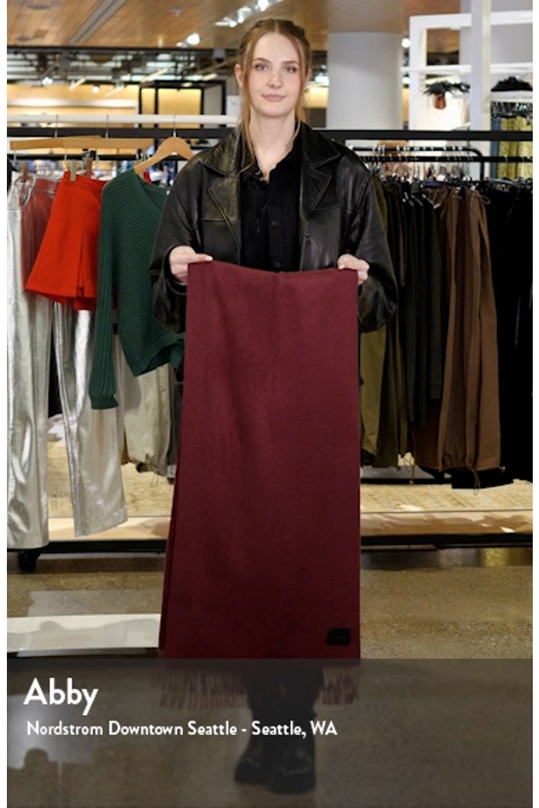 Double Face Cashmere Scarf video