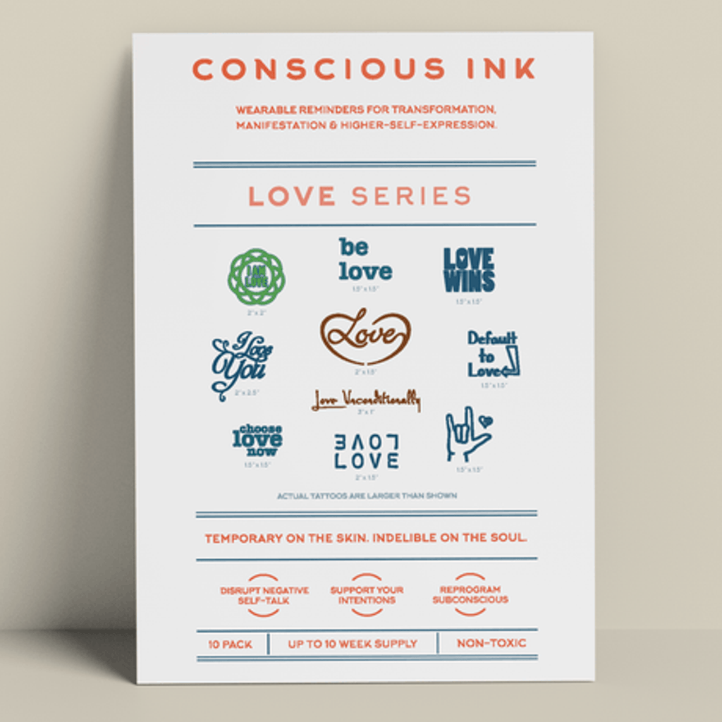 Conscious Ink Love Variety 10-Pack in White  product