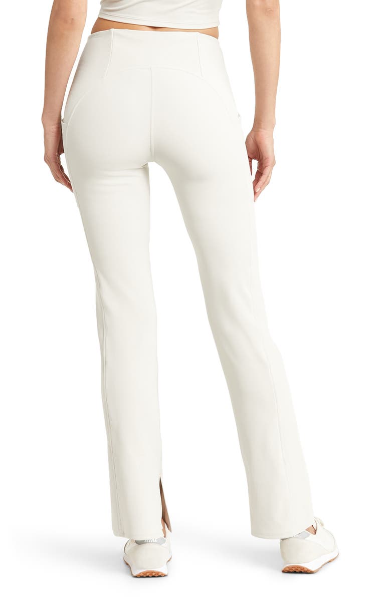 Zella Interlude Rib High Waist Pocket Leggings, Alternate, color,