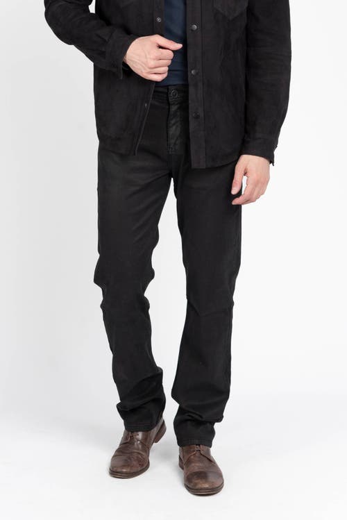 Jack Of Spades Jack Fit Five Pocket Pants In Brushed Black Sateen