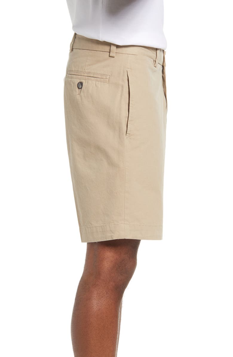 Berle Men's Charleston Flat Front Khaki Shorts, Alternate, color, Khaki