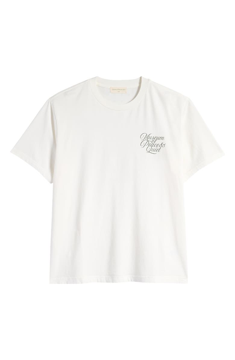 Museum of Peace & Quiet Scribe Logo Graphic T-Shirt, Alternate, color, 