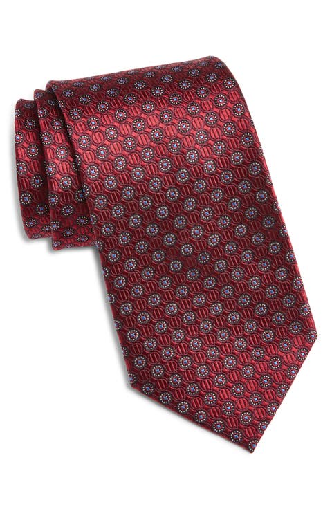 Medallion Silk Tie