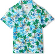 Hatley Kids' Deserted Island Button Front Shirt