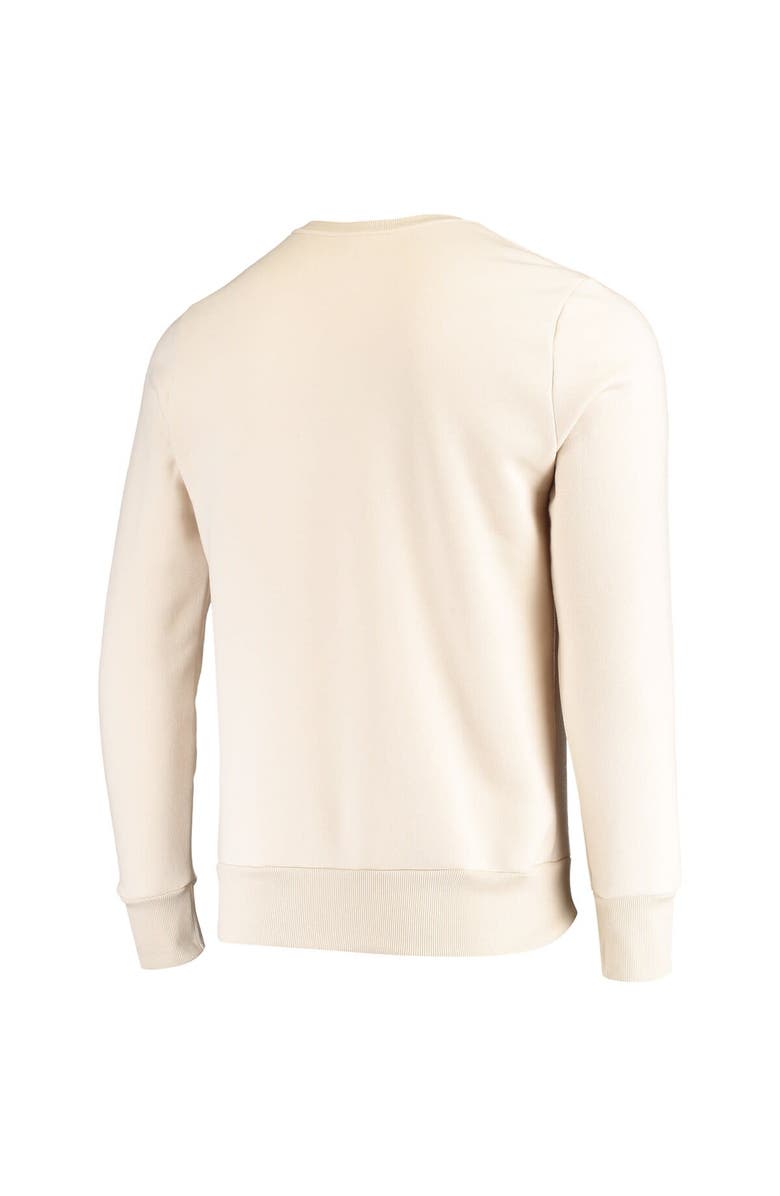 Majestic Threads Men's Majestic Threads Oatmeal Texas Rangers Fleece Pullover Sweatshirt, Alternate, color, Oatmeal