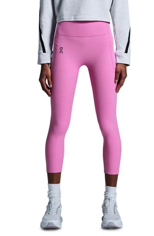 On Studio Crop Leggings In Raspberry