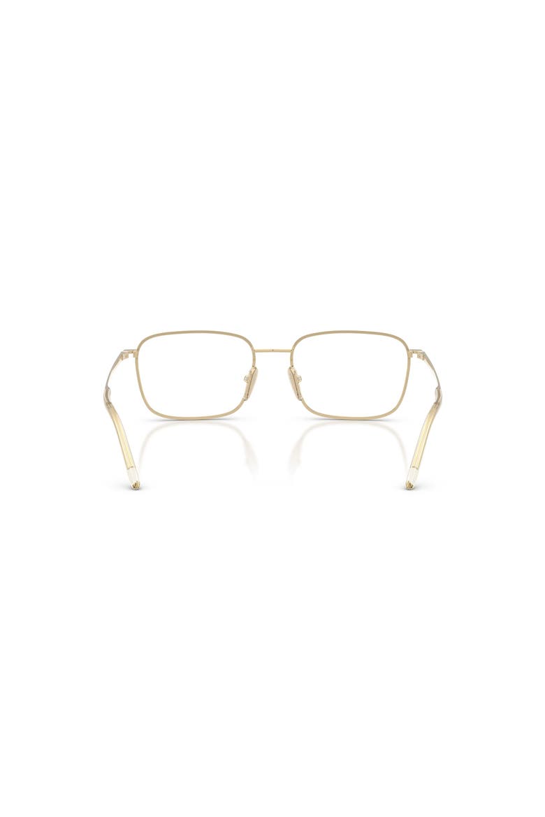 53mm Rectangle optical glasses, Alternate, color, Gold