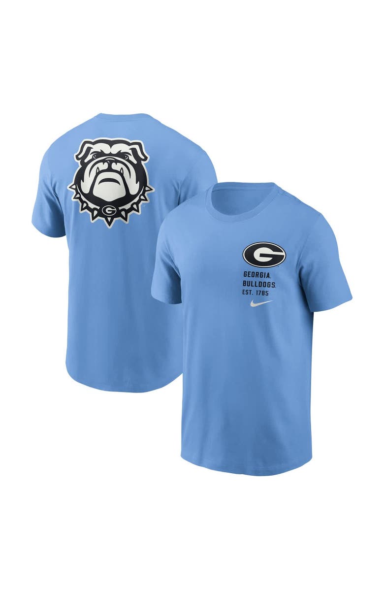 Nike Men's Nike Valor Blue Georgia Bulldogs Record Shattered 2-Hit T-Shirt, Main, color,