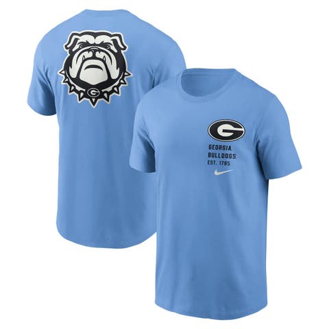Men's Nike Valor Blue Georgia Bulldogs Record Shattered 2-Hit T-Shirt