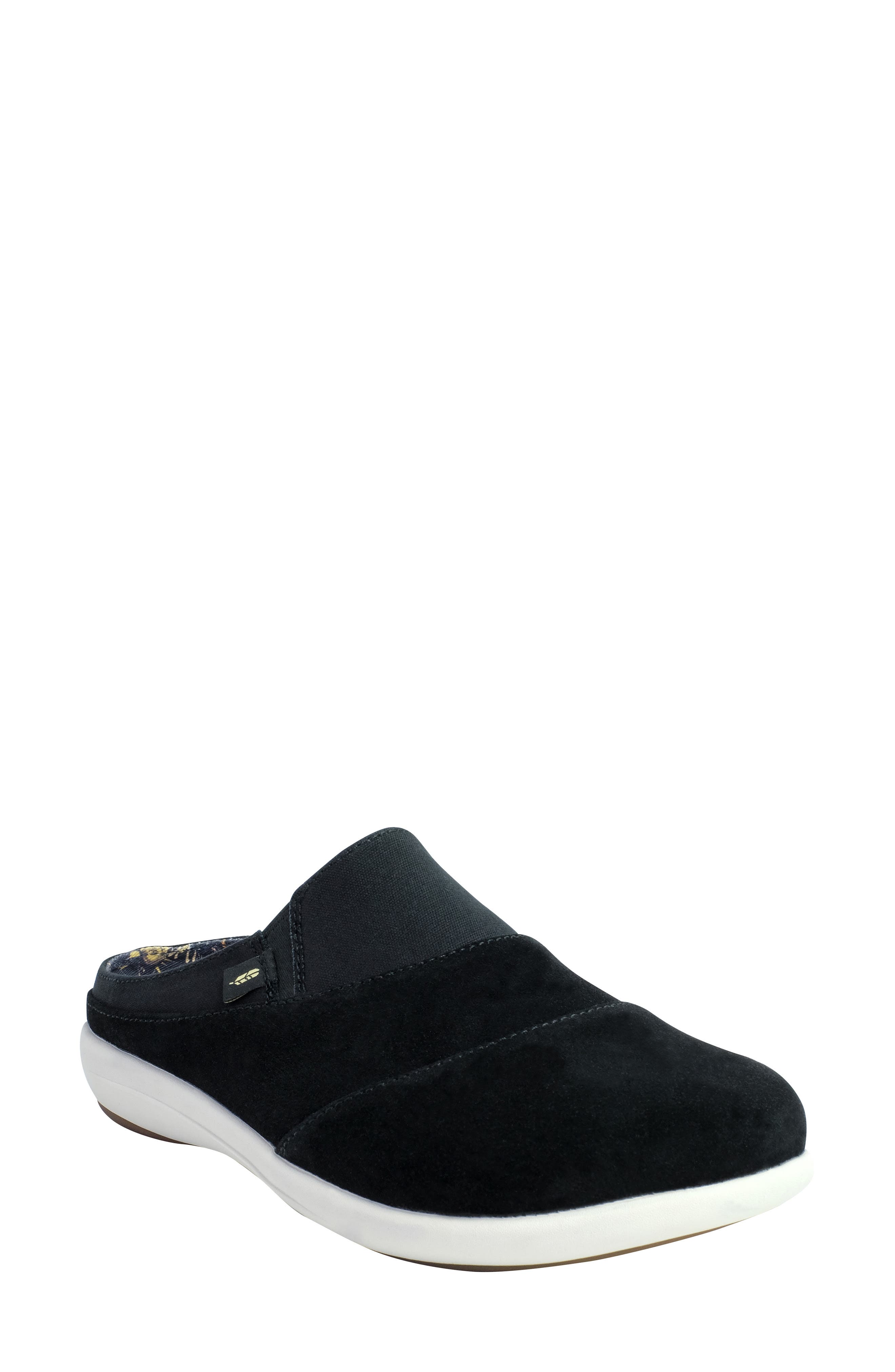 Siesta Nuevo Orthotic Sneaker Clog, Main, color, BLACK