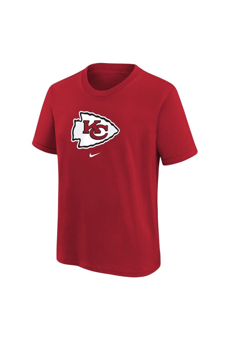 Youth Nike Red Kansas City Chiefs Logo T-Shirt, Alternate, color, Red