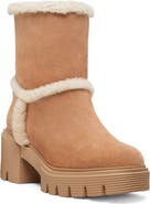 Stuart Weitzman Lennox Genuine Shearling Bootie
