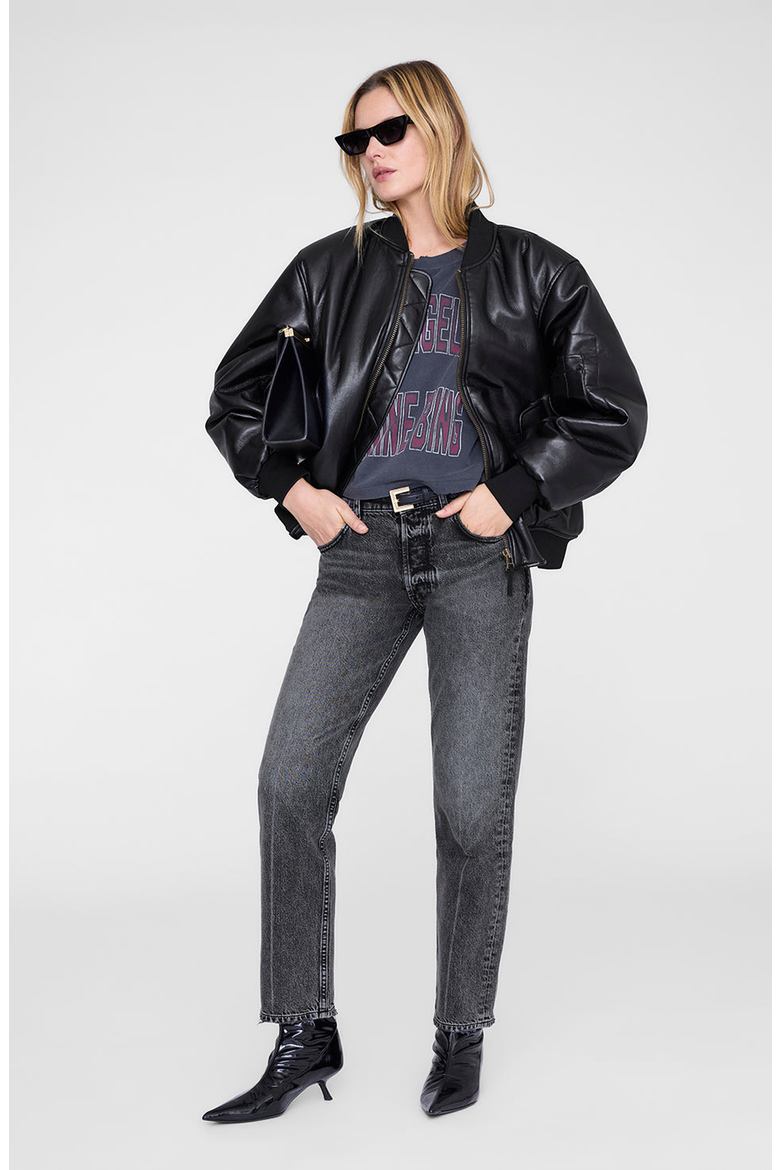 Johnny Cropped Tee, Alternate, color, Washed Black