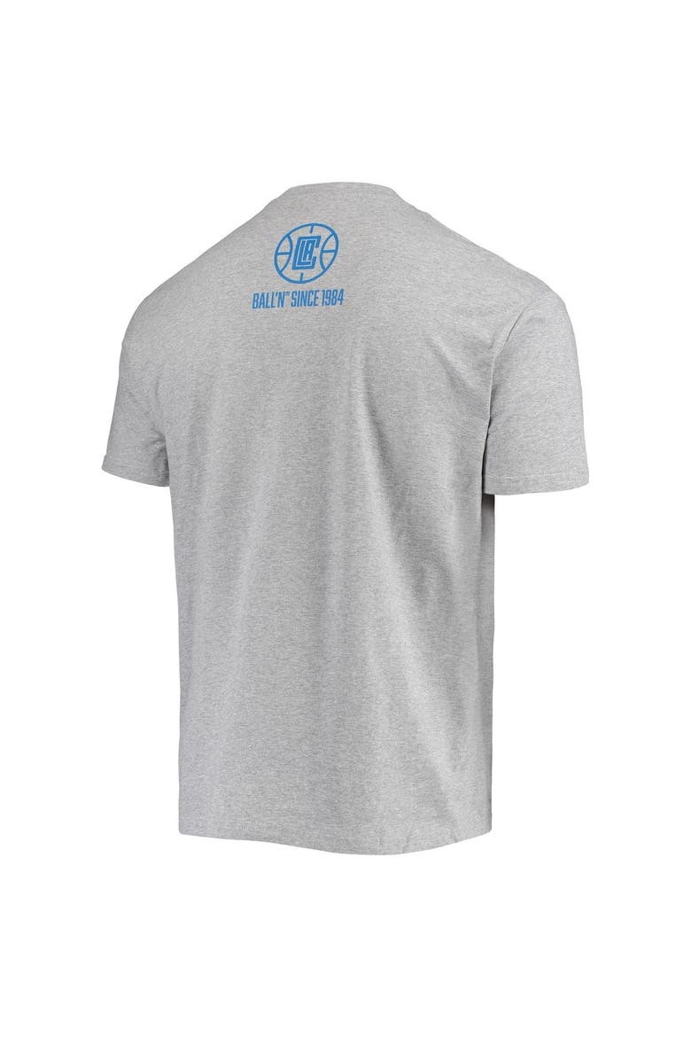 Men's BALL'N Heathered Gray LA Clippers Since 1984 T-Shirt, Alternate, color, Heather Gray