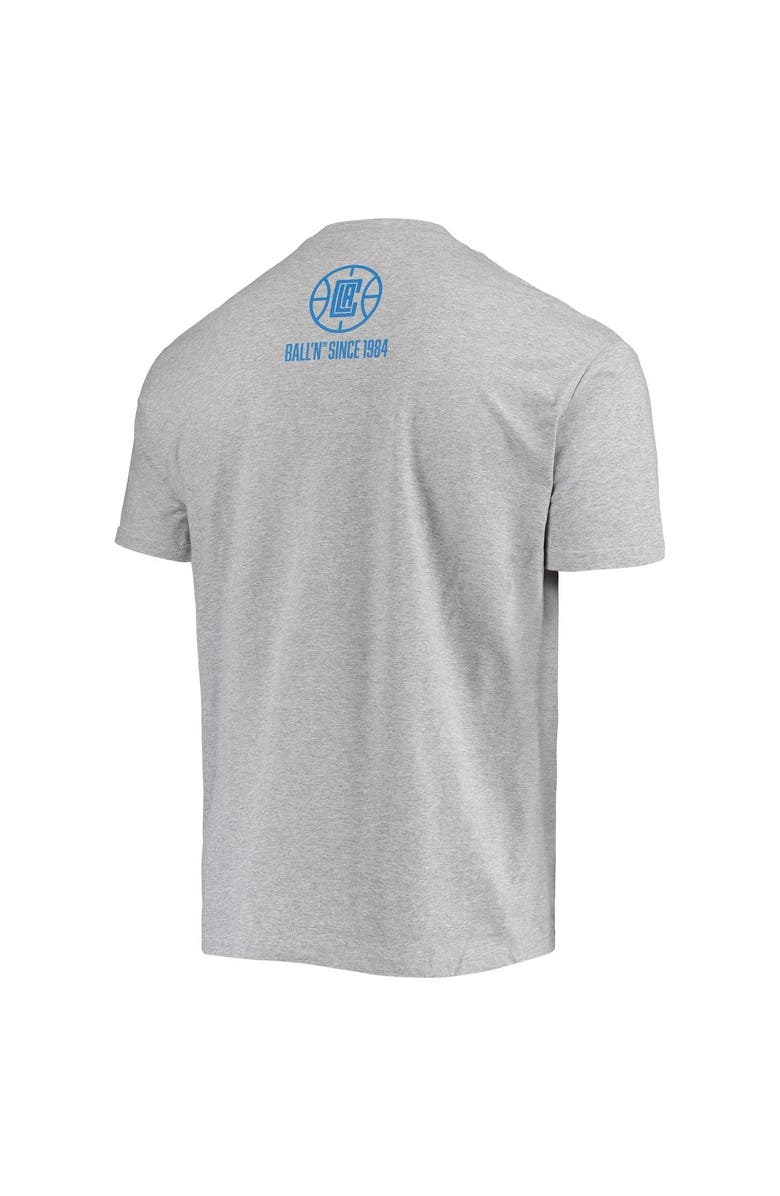 BALL'N Men's BALL'N Heathered Gray LA Clippers Since 1984 T-Shirt, Alternate, color, 