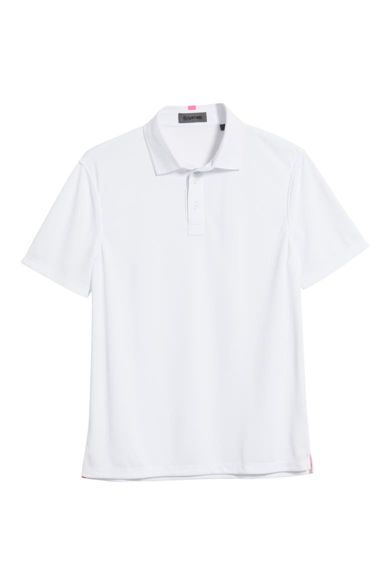 Essential Performance Piqué Golf Polo, Alternate, color, SNOW