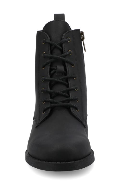 Journee Collection Kodah Ankle Boot- Wide Width Available In Black