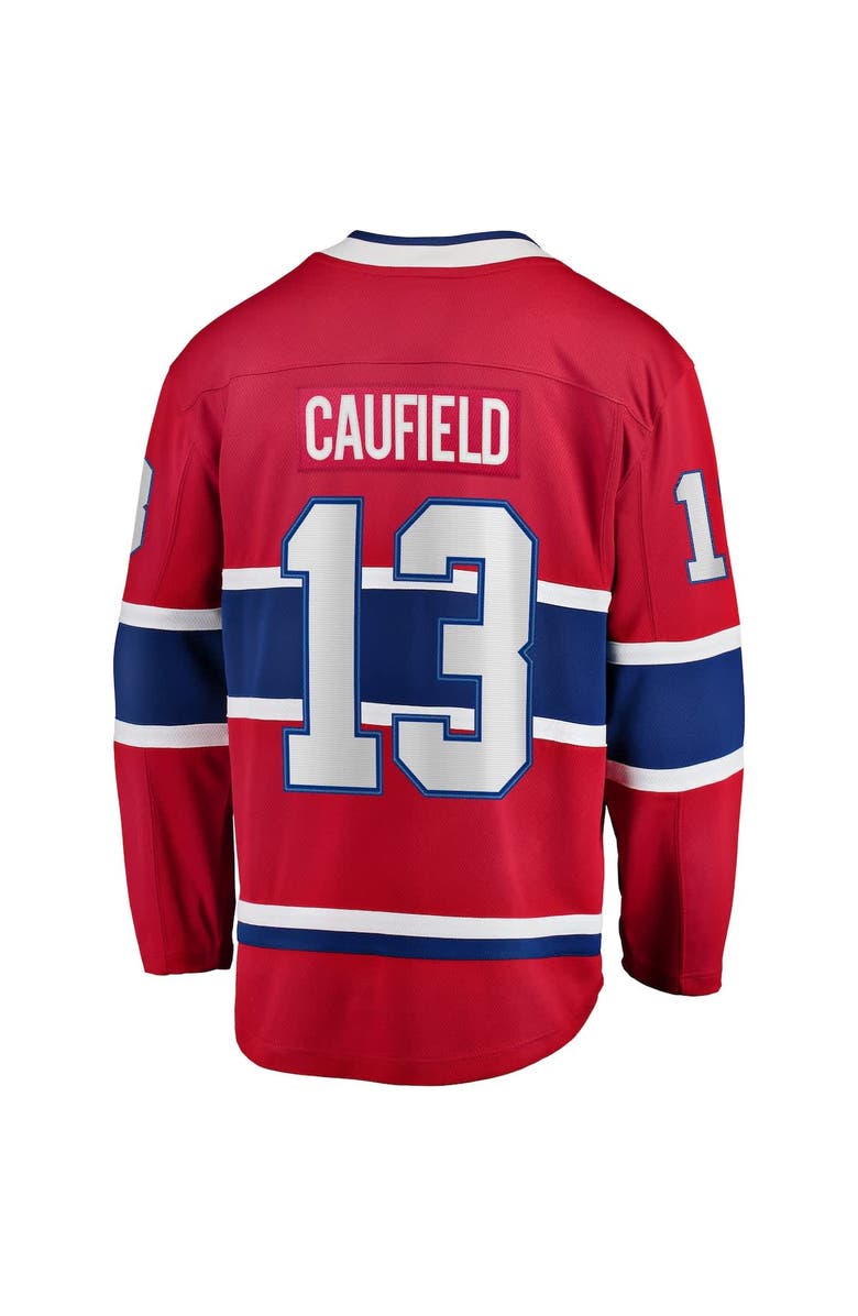 FANATICS Men's Fanatics Cole Caufield Red Montreal Canadiens Home Premier Breakaway Player Jersey, Alternate, color, Red