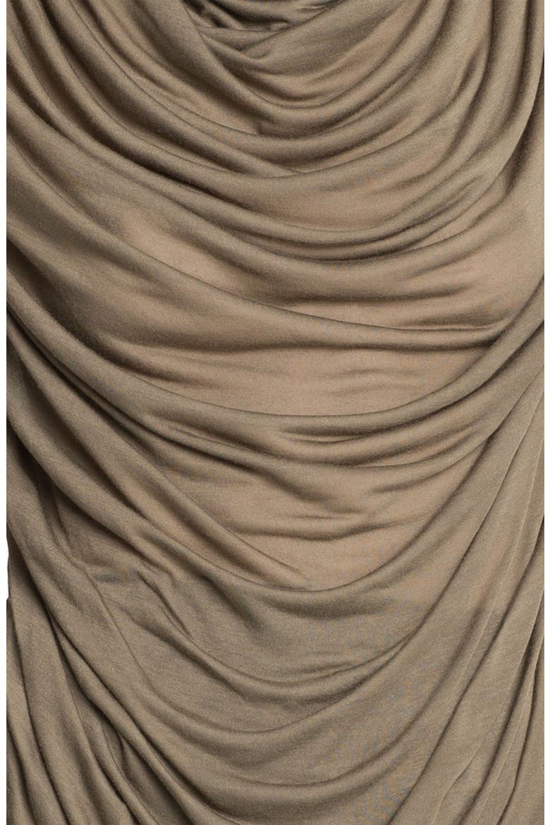 'Slack' Draped Jersey Tunic, Alternate, color, LINT
