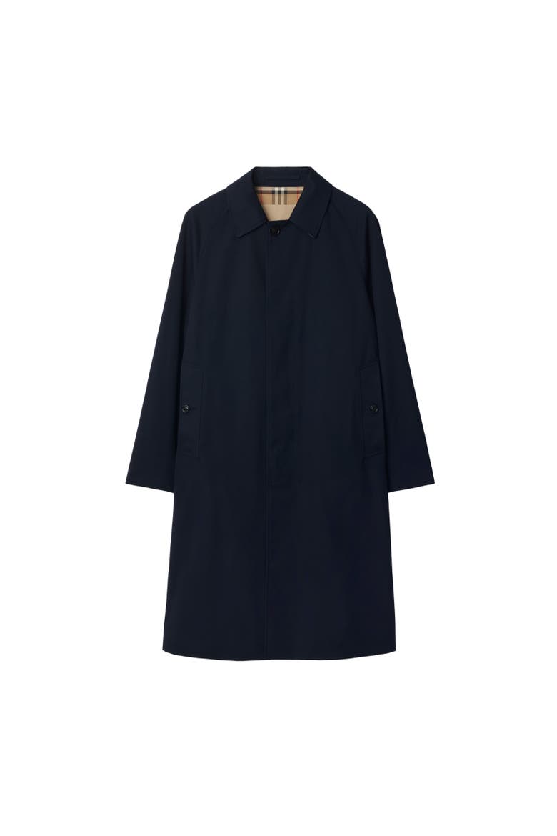 Long Camden Heritage Car Coat, Alternate, color, Coal blue