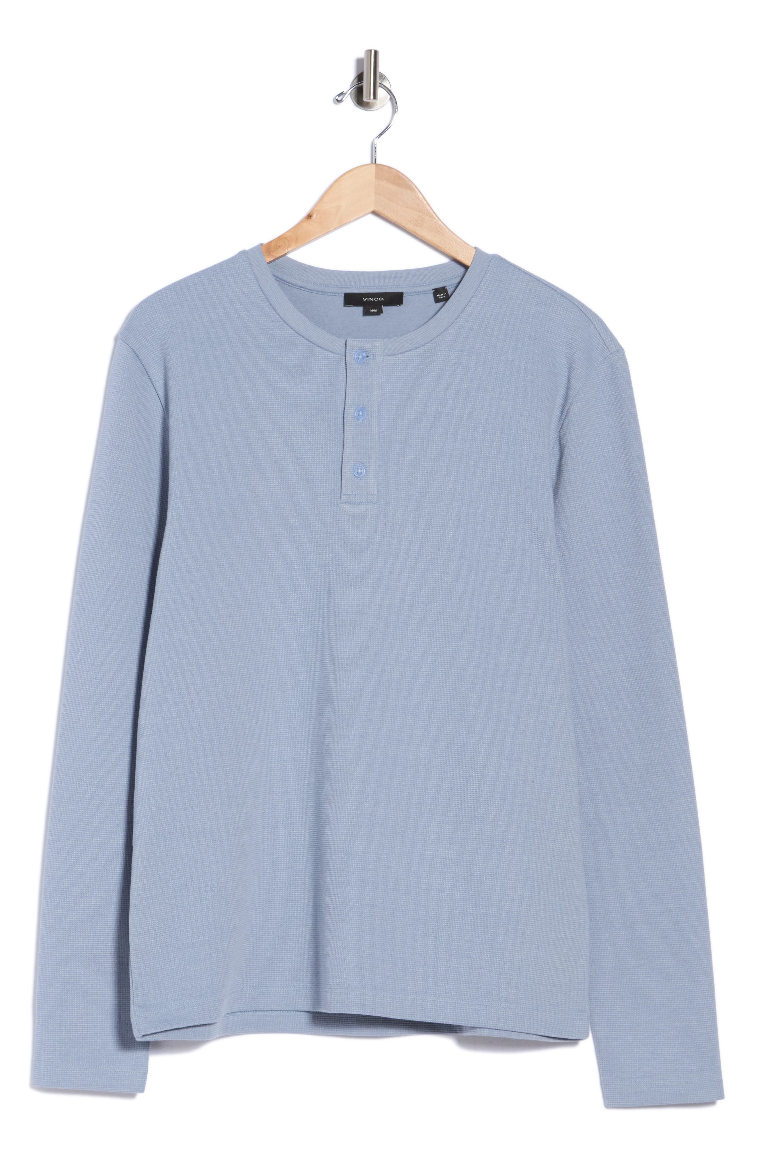 Double Face Piqué Henley