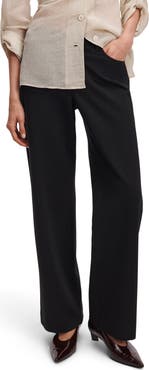 rag & bone Cam High Waist Ponte Straight Leg Pants