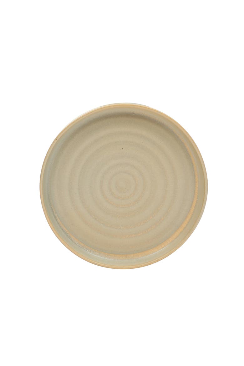 Echo Bay 12-Piece Reactive Glaze Porcelain Dinnerware Set, Alternate, color, Brown