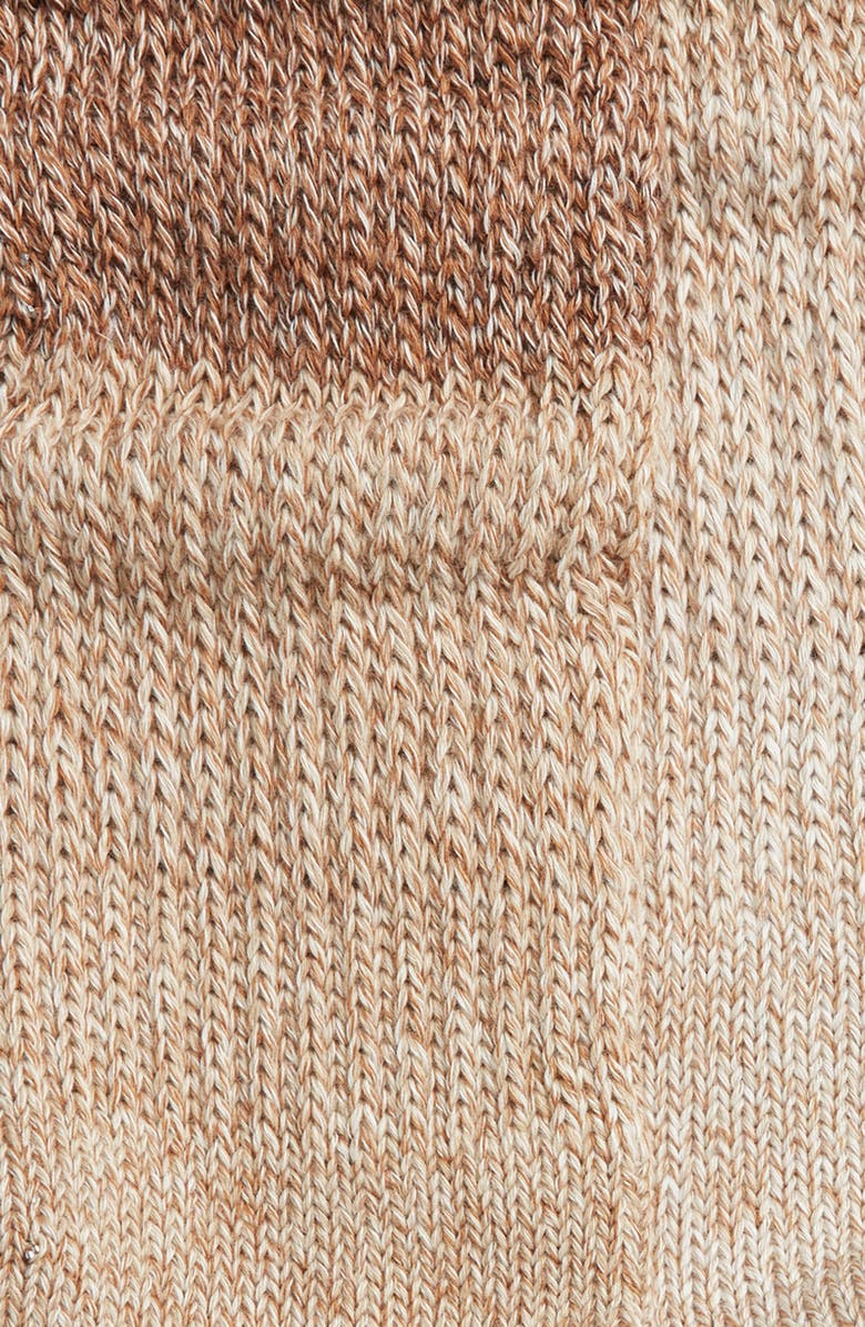 UGG<sup>®</sup> Jakoby Slouchy Cotton Blend Crew Socks, Alternate, color, Chestnut Multi