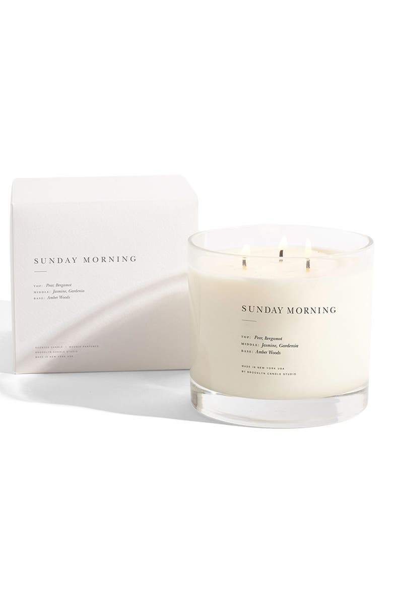 BROOKLYN CANDLE STUDIO Sunday Morning Xl 3-Wick Candle, Alternate, color, Sunday Morning