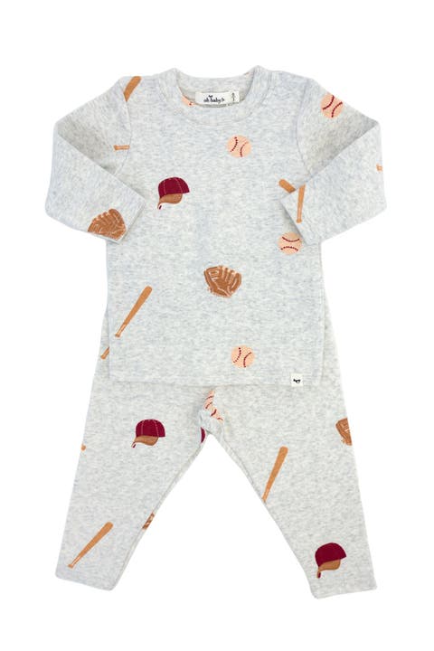 Baseball Print Two Piece Set