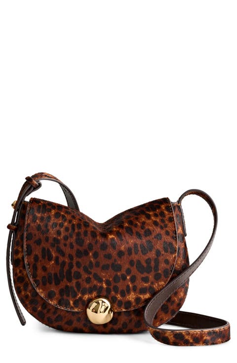 The Dakota Genuine Calf Hair Saddle Bag