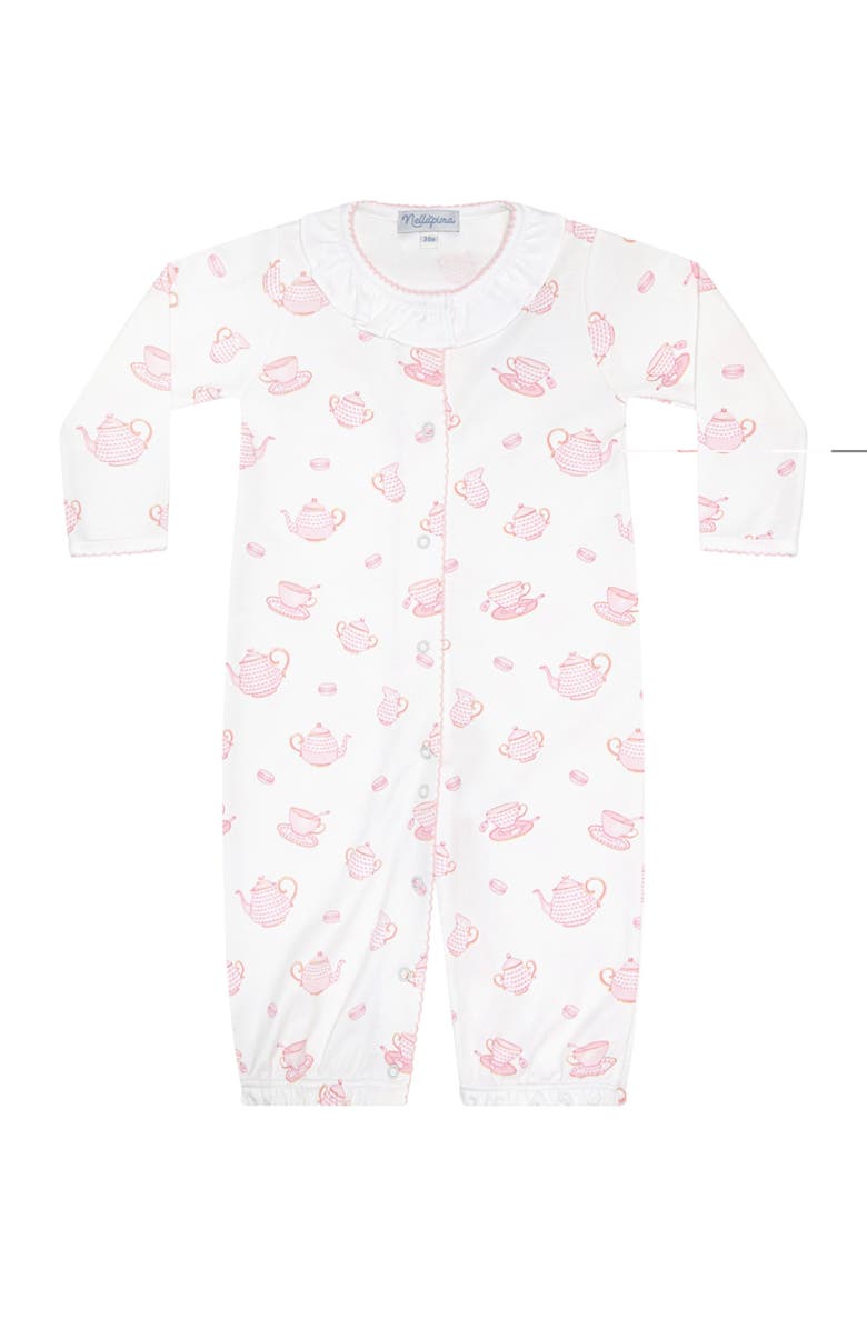 Nellapima Petite Tea Time Converter Gown - Baby, Alternate, color, Pink