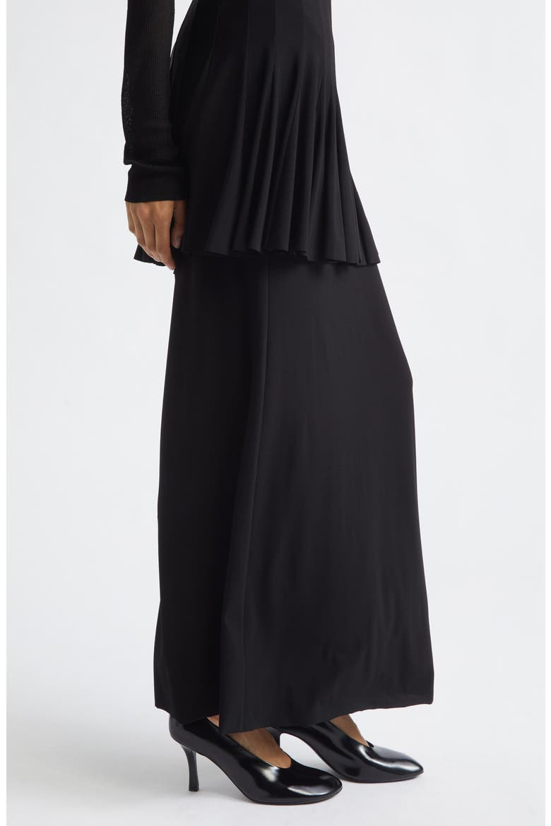 Klein Layered Maxi Skirt, Main, color, BLACK