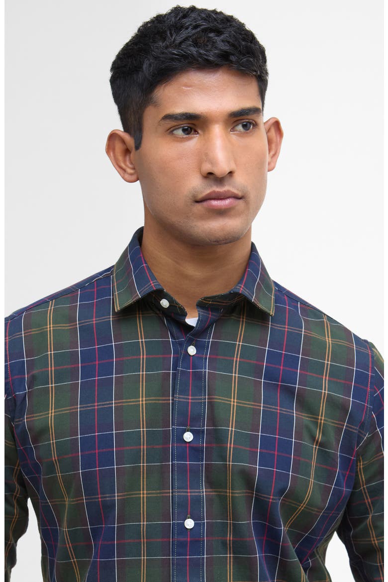 Kenton Tailored Checked Shirt, Alternate, color, CLASSIC TARTAN