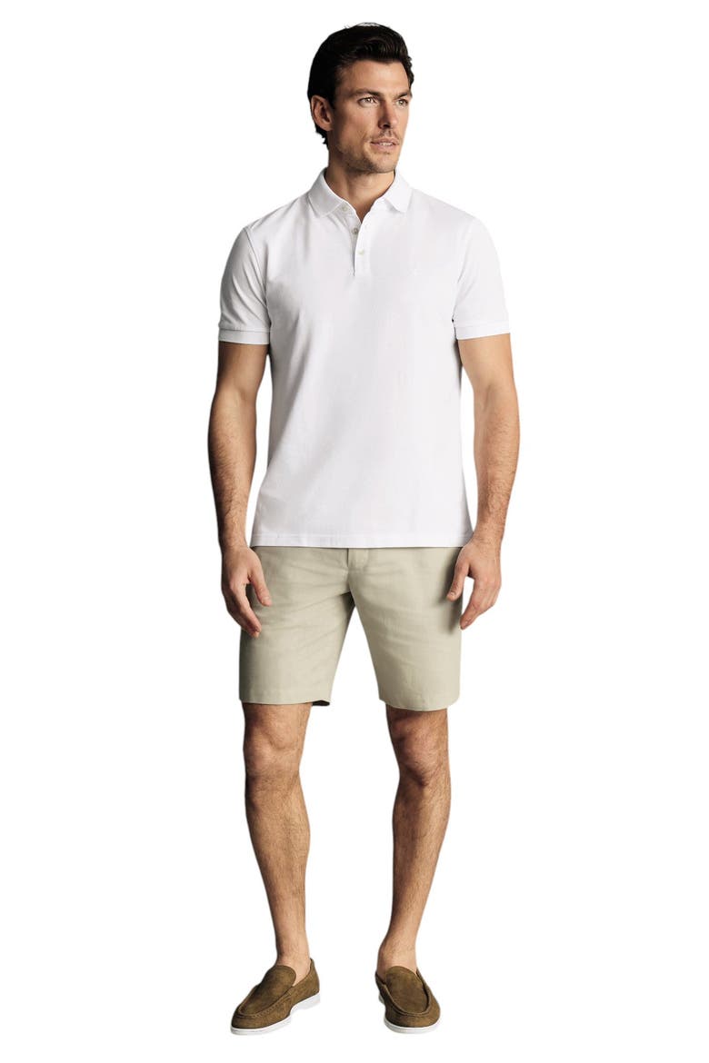 Cotton Linen Shorts, Alternate, color, Stone